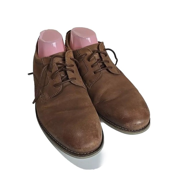 Clarks Other - Clarks Brown Leather Lace Up Oxford Comfort Casual Dress‎ Shoes Men's Size 9M